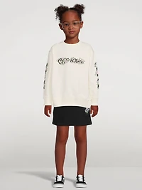 Off Flowers Cotton Sweatshirt