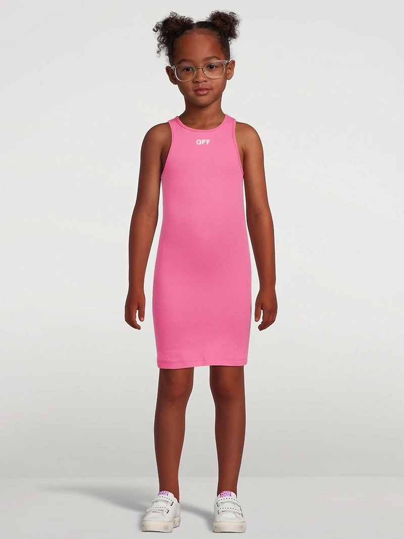 Off Stamp Ribbed Tank Dress