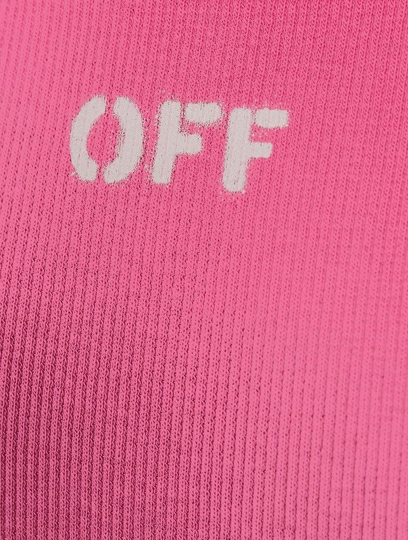 Off Stamp Ribbed Tank Dress