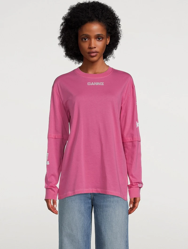 Layered Long-Sleeve T-Shirt