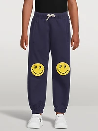 Smiley Cotton Sweatpants