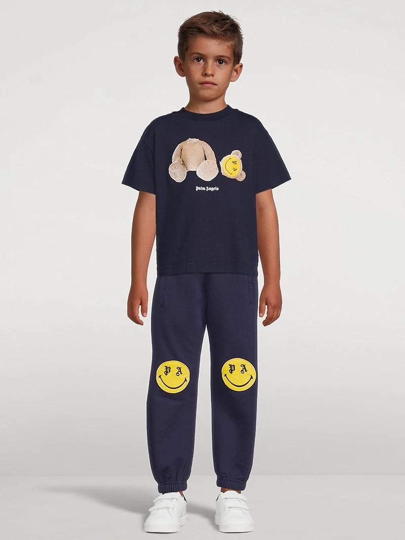 Smiley Cotton Sweatpants