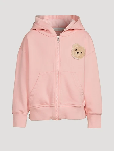 Bear Cotton Zip Hoodie