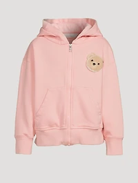 Bear Cotton Zip Hoodie