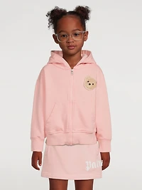 Bear Cotton Zip Hoodie