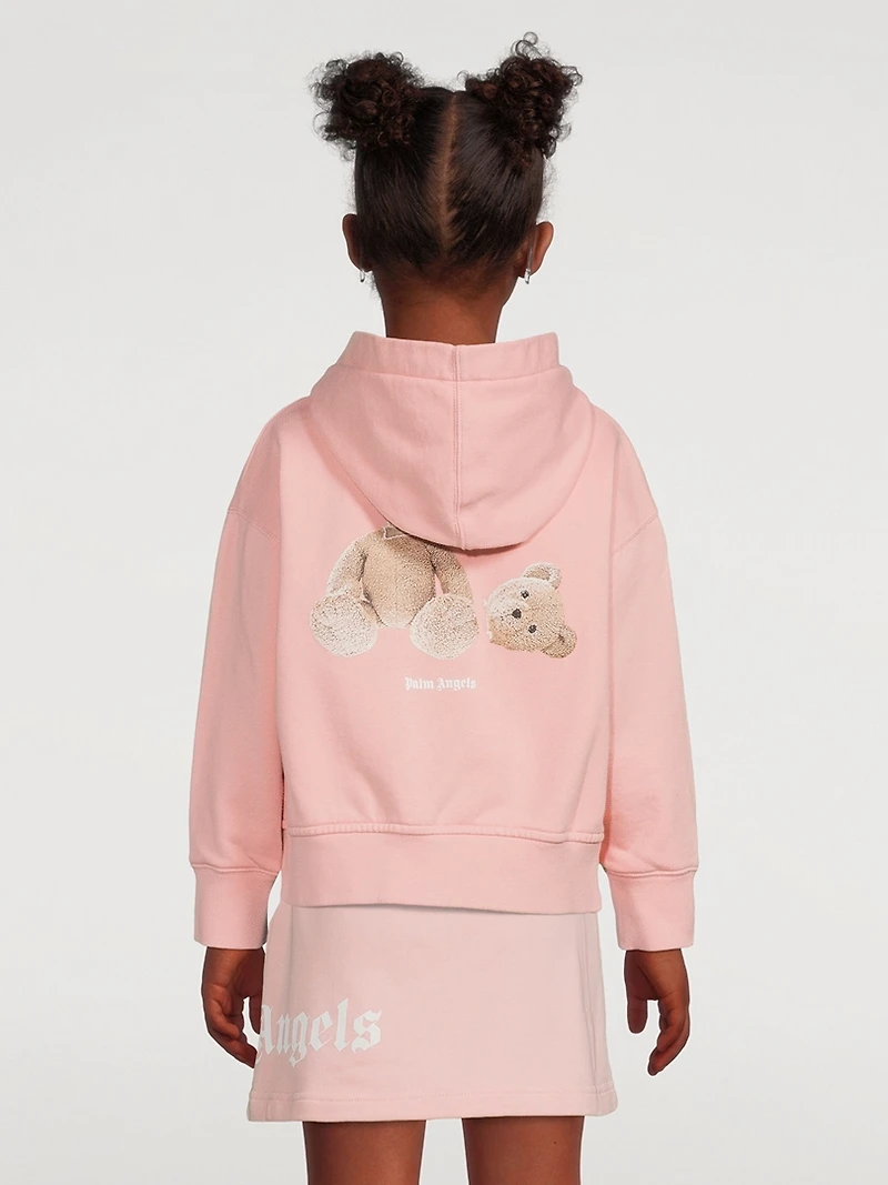 Bear Cotton Zip Hoodie