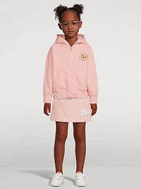 Bear Cotton Zip Hoodie