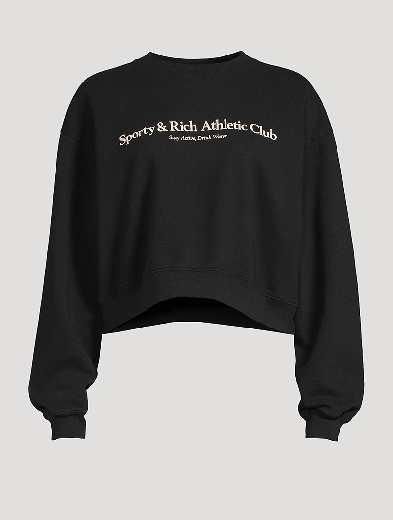 Athletic Club Cropped Sweatshirt