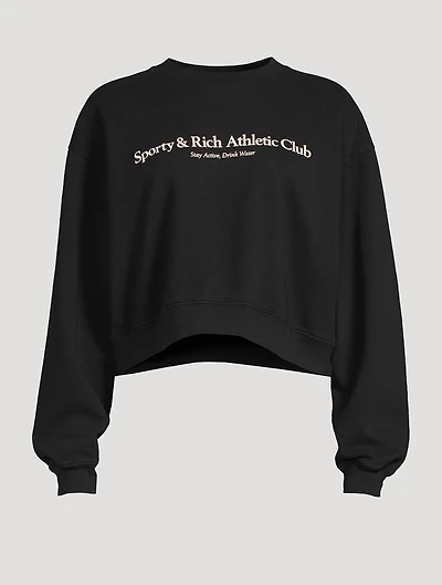 Athletic Club Cropped Sweatshirt