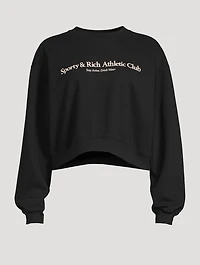 Athletic Club Cropped Sweatshirt