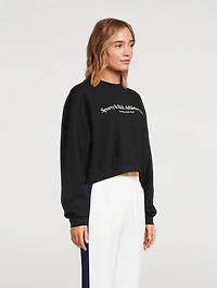 Athletic Club Cropped Sweatshirt