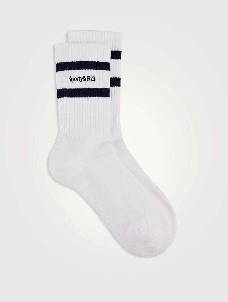 New Serif Socks
