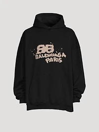 Hand Drawn BB Icon Oversized Hoodie