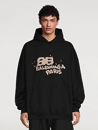 Hand Drawn BB Icon Oversized Hoodie