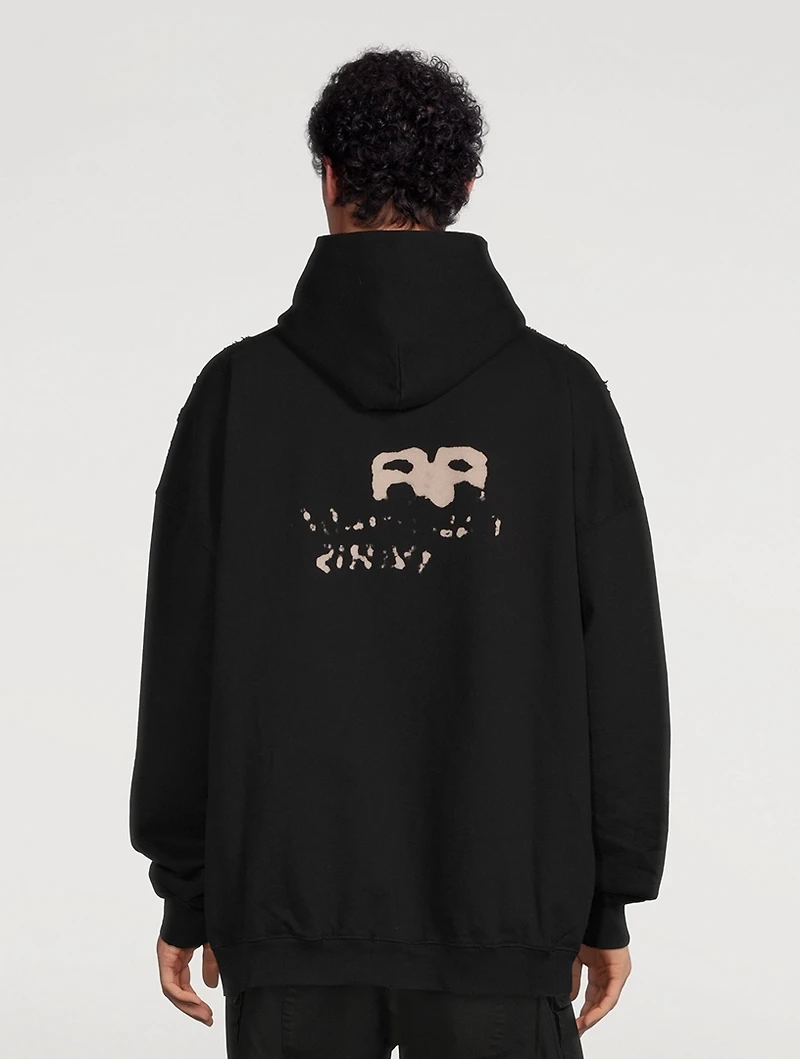 Hand Drawn BB Icon Oversized Hoodie