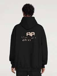 Hand Drawn BB Icon Oversized Hoodie