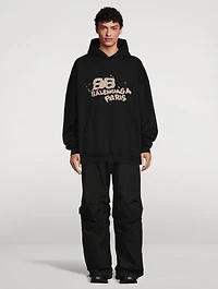 Hand Drawn BB Icon Oversized Hoodie