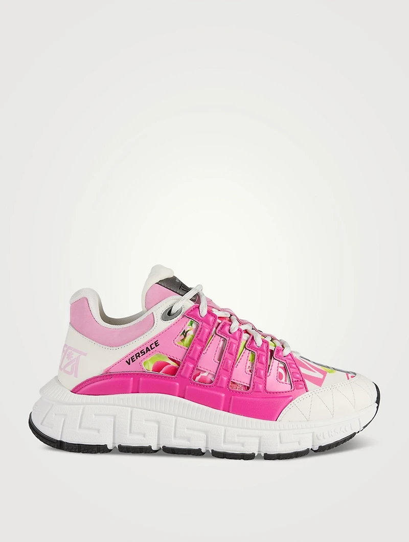 Trigreca Sneakers Logo Orchid Print