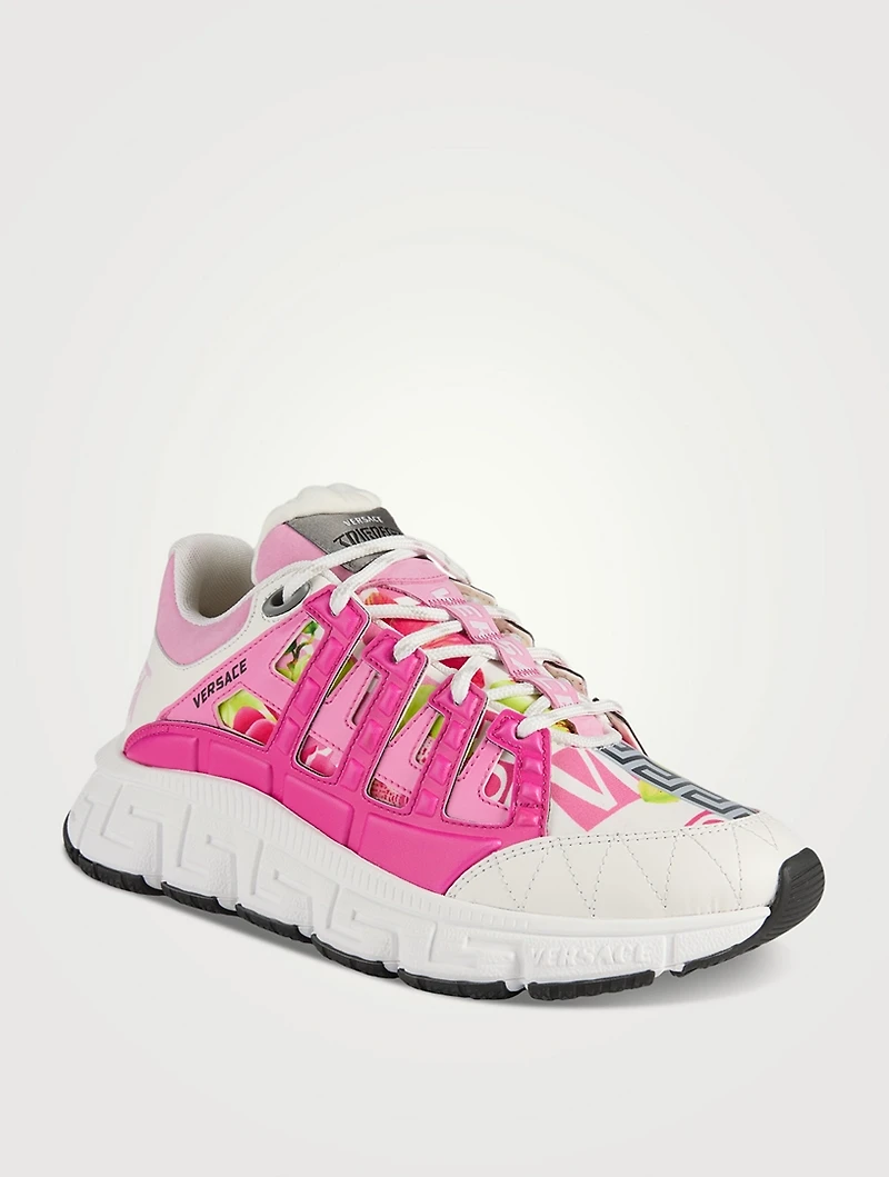 Trigreca Sneakers Logo Orchid Print