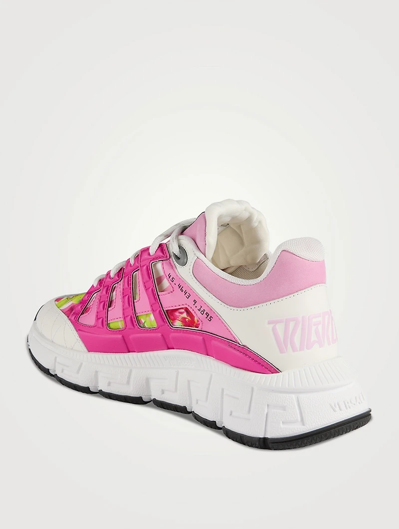 Trigreca Sneakers Logo Orchid Print