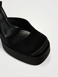 Medusa Aevitas Satin Single Platform Pumps