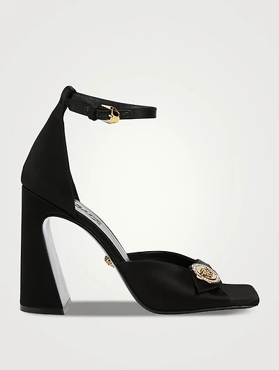 Versace Coin Satin Sandals