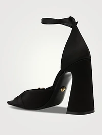 Versace Coin Satin Sandals