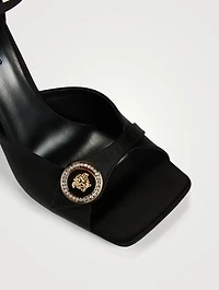 Versace Coin Satin Sandals