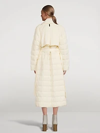 Penelope Belted Down Trench Coat