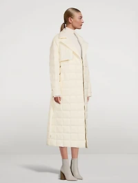 Penelope Belted Down Trench Coat