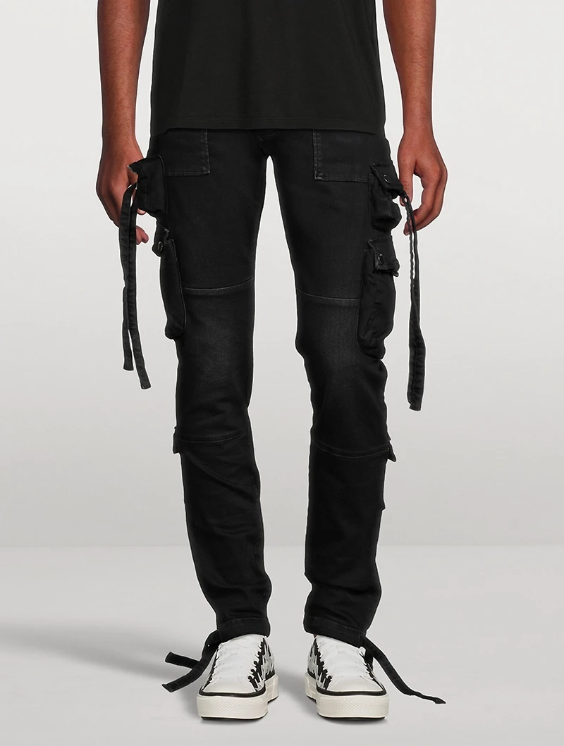 Tactical Denim Cargo Pants