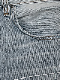 Straight-Leg Jeans With M.A. Bar Logo
