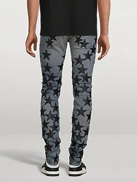 Chemist Skinny Jeans With Leather Stars