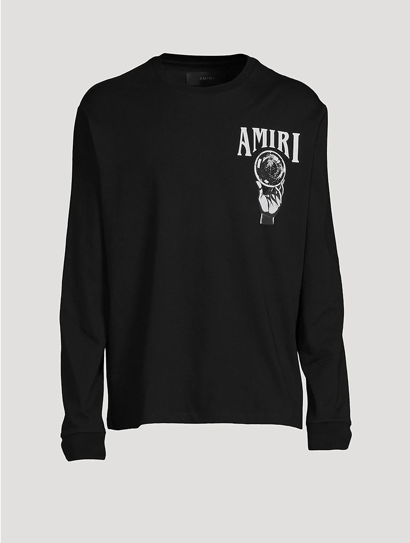 Crystal Ball Cotton Long-Sleeve T-Shirt