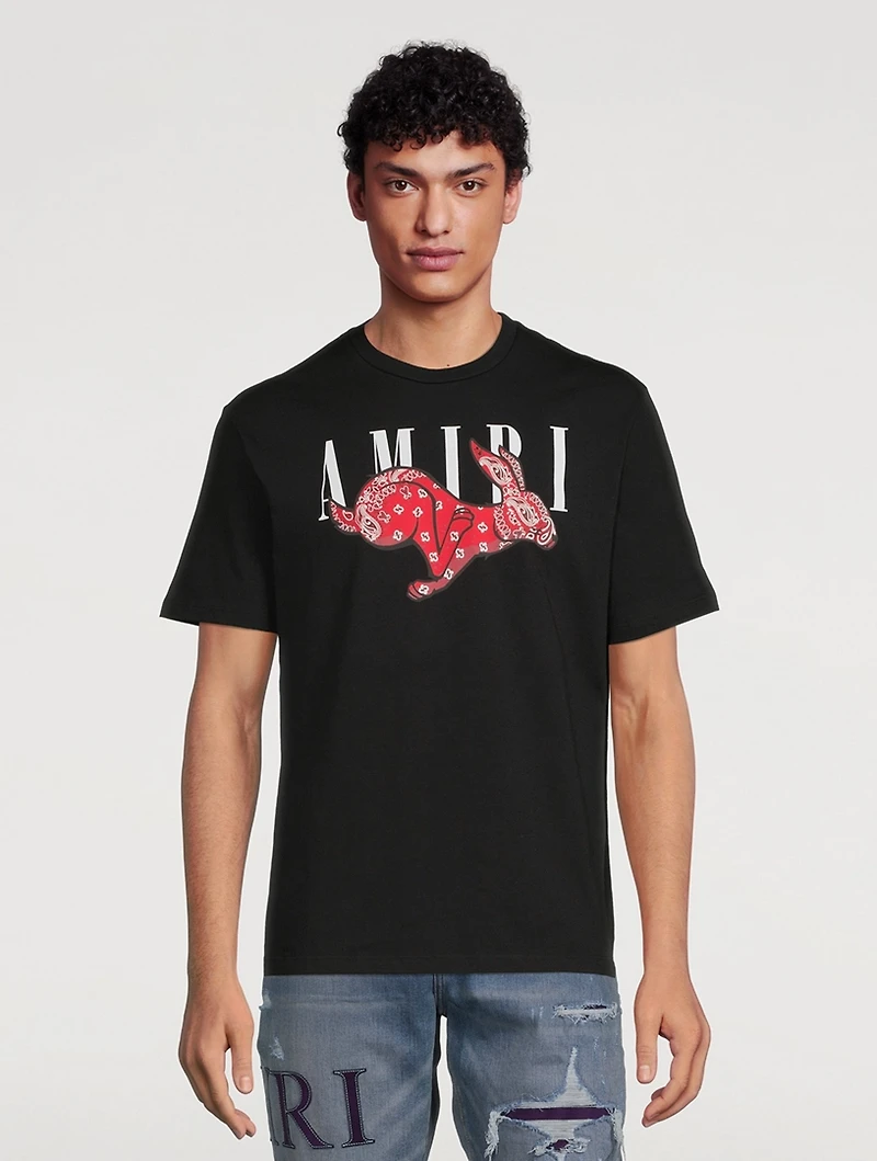 Rabbit Cotton Logo T-Shirt