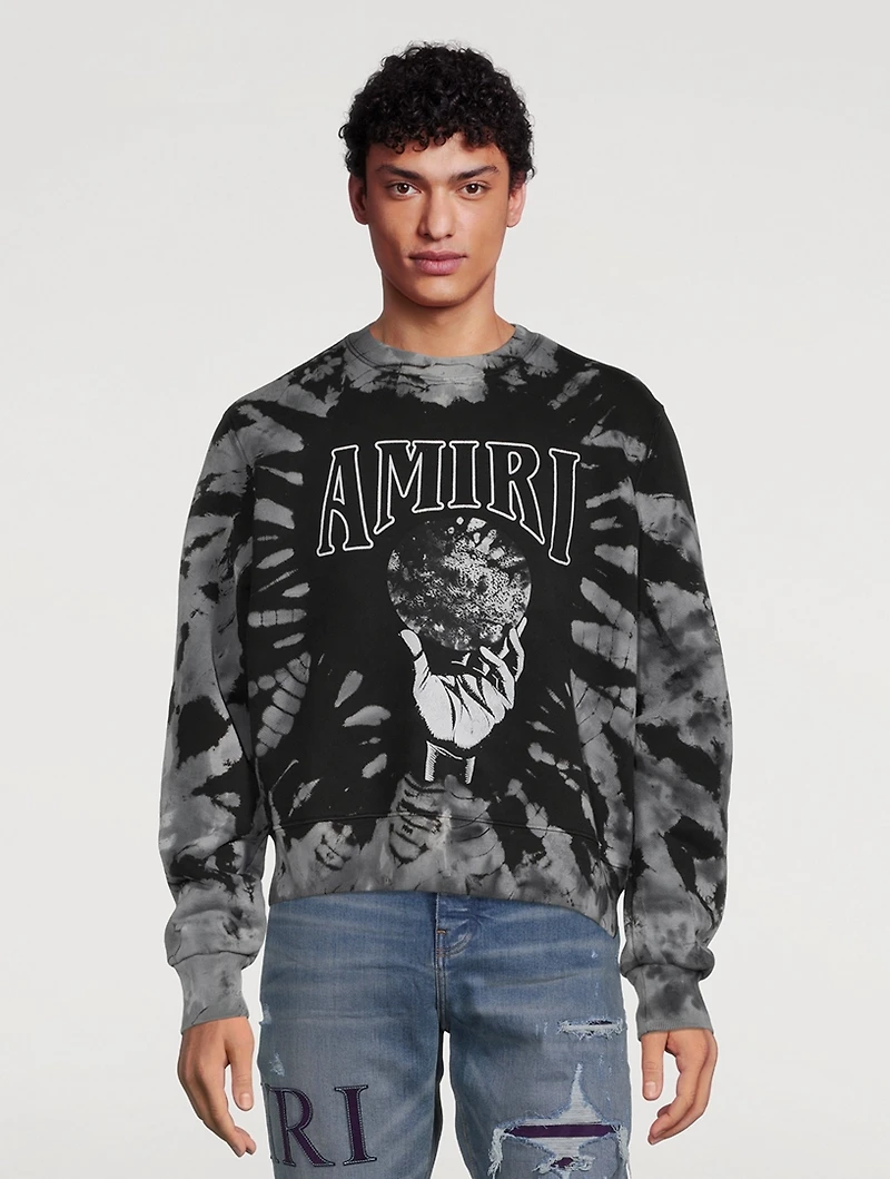 Crystal Ball Tie-Dye Sweatshirt