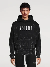 Cracked Dye Hoodie With Core Logo