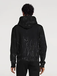 Cracked Dye Hoodie With Core Logo