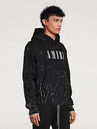 Cracked Dye Hoodie With Core Logo