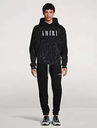 Cracked Dye Hoodie With Core Logo