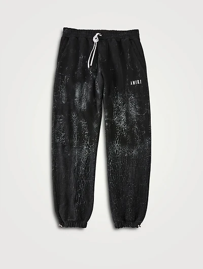 Cracked Dye Logo Sweatpants