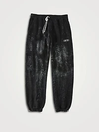 Cracked Dye Logo Sweatpants