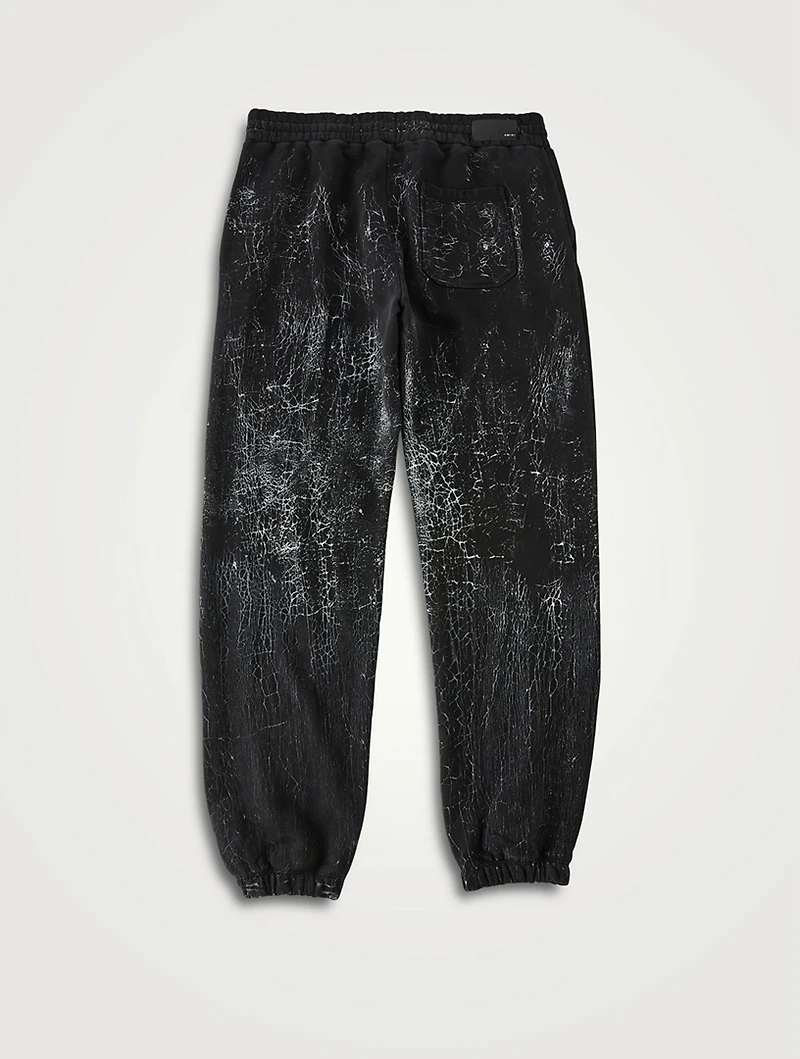 Cracked Dye Logo Sweatpants