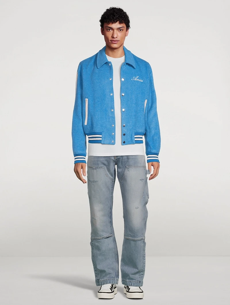 Bones Wool Varsity Jacket