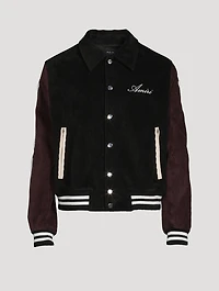 Corduroy Bones Varsity Jacket