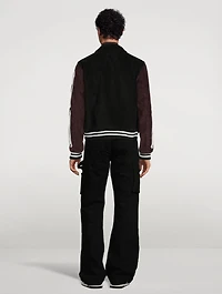 Corduroy Bones Varsity Jacket