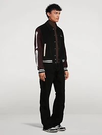 Corduroy Bones Varsity Jacket