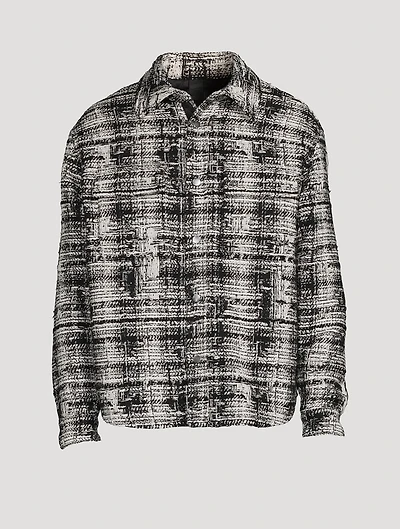 Tweed Padded Overshirt