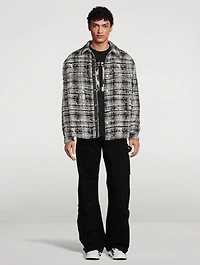 Tweed Padded Overshirt