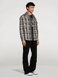 Tweed Padded Overshirt